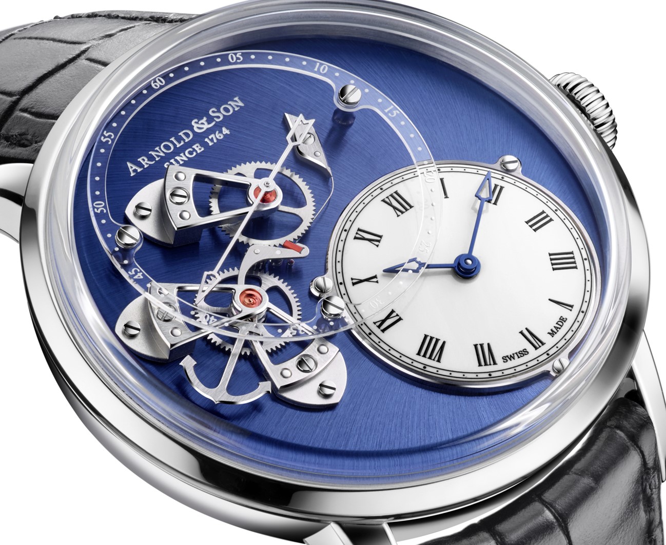  Arnold & Son DSTB Were Launched With Gorgeous Blue-Finished Dial