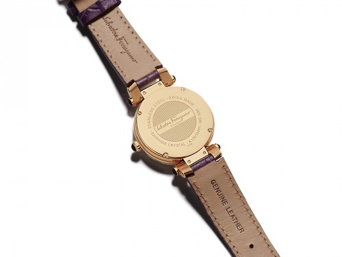 Ferragamo Quartz watches With Purle Strap