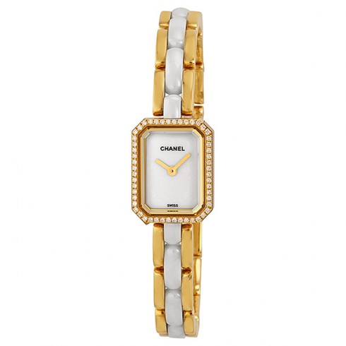 Chanel 18kt yellow gold slim watch