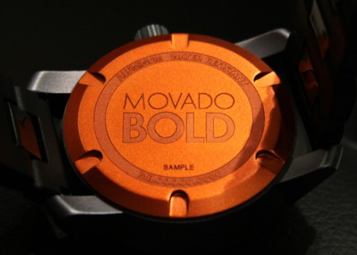 Movado Bold Watches caseback