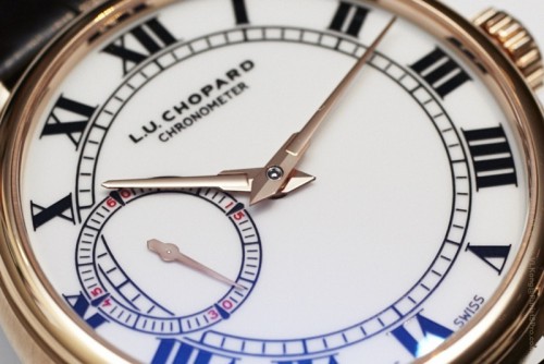 Chopard L.U.C 1963 Chronometer 43mm rose gold watch dial