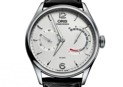 Front of Oris 110 Years limited edition steel watch