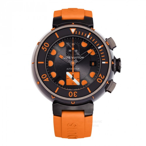 Front of Louis Vuitton Tambour Diving II Chronograph