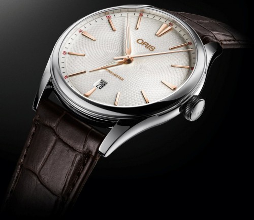 Side of Oris Artelier Chronometer Date watch