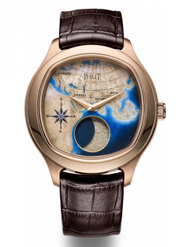 Front of Piaget Emperador Coussin XL Lune Astronomique watch