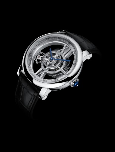 Side of Cartier Rotonde De Cartier Astrotourbillon Skeleton watch