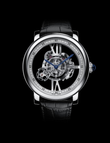 Front of Cartier Rotonde De Cartier Astrotourbillon Skeleton watch