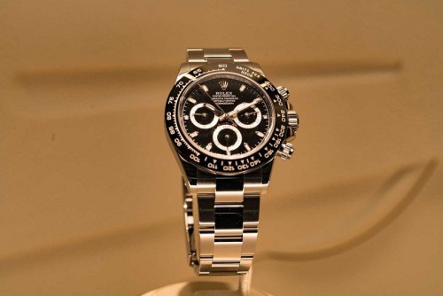 Front of Rolex Oyster Perpetual Cosmograph Daytona black version