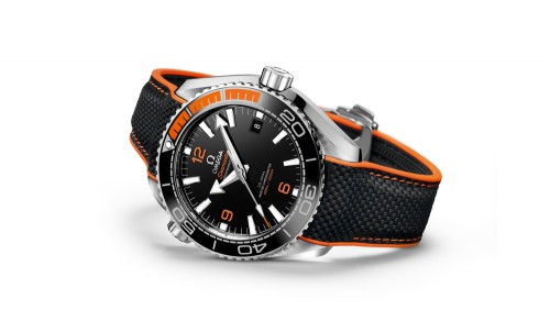 Side of Omega Seamaster Planet Ocean 43.5mm Auto 