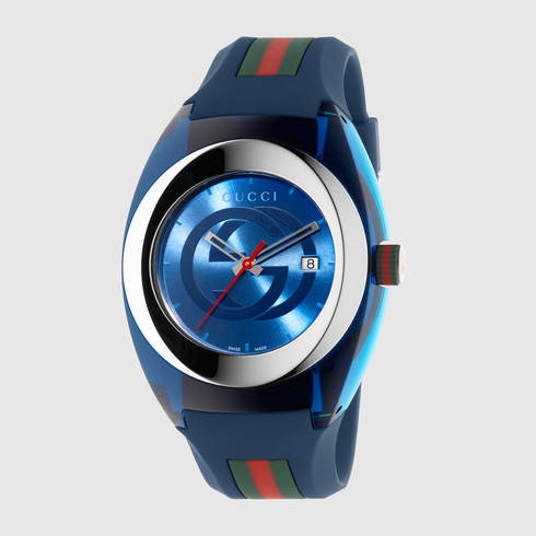 Front of Gucci Sync watch