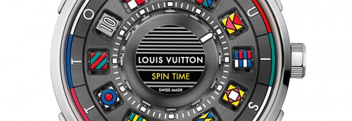 Louis Vuitton Escale Spin Time dial