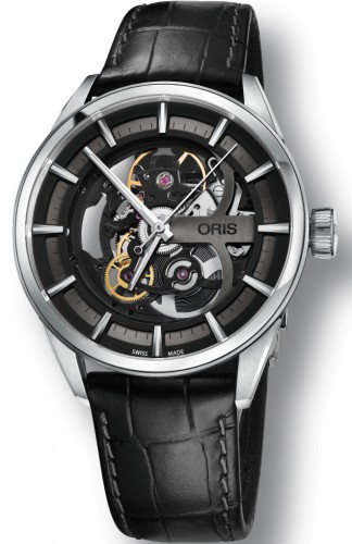 Front of Oris Artix Skeleton watch 
