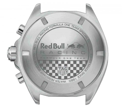 TAG Heuer Formula 1 Red Bull Racing Special Edition Watch caseback