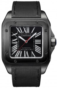 Cartier Santos 100 Carbon watch 