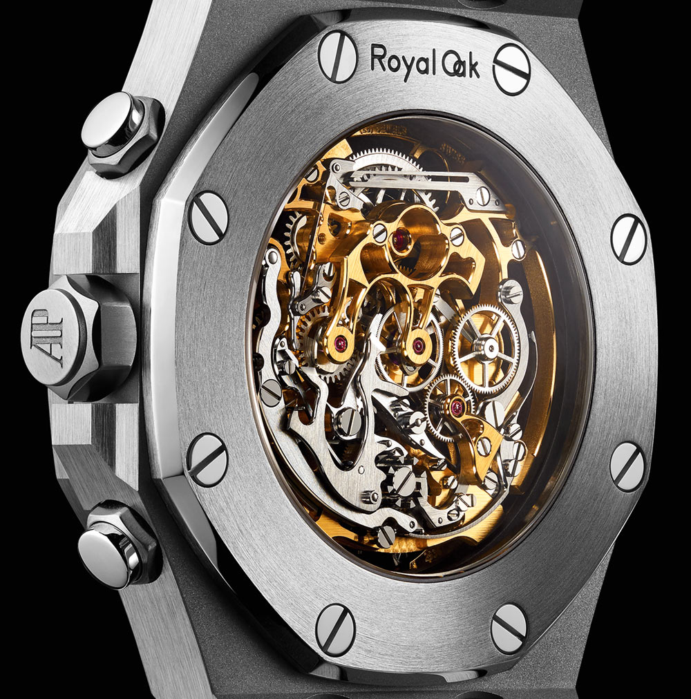 Audemars Piguet Royal Oak Tourbillon Chronograph Openworked Material Good Watch Watch Releases 