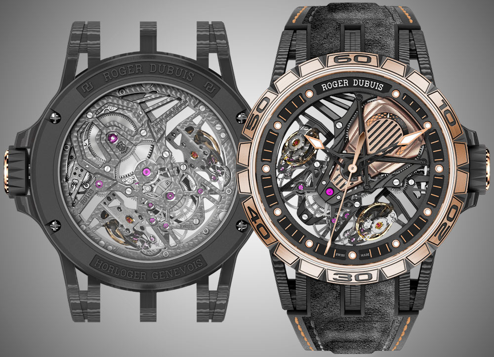 Roger Dubuis Excalibur Spider Pirelli & Excalibur Aventador S Watches For 2018 Watch Releases 