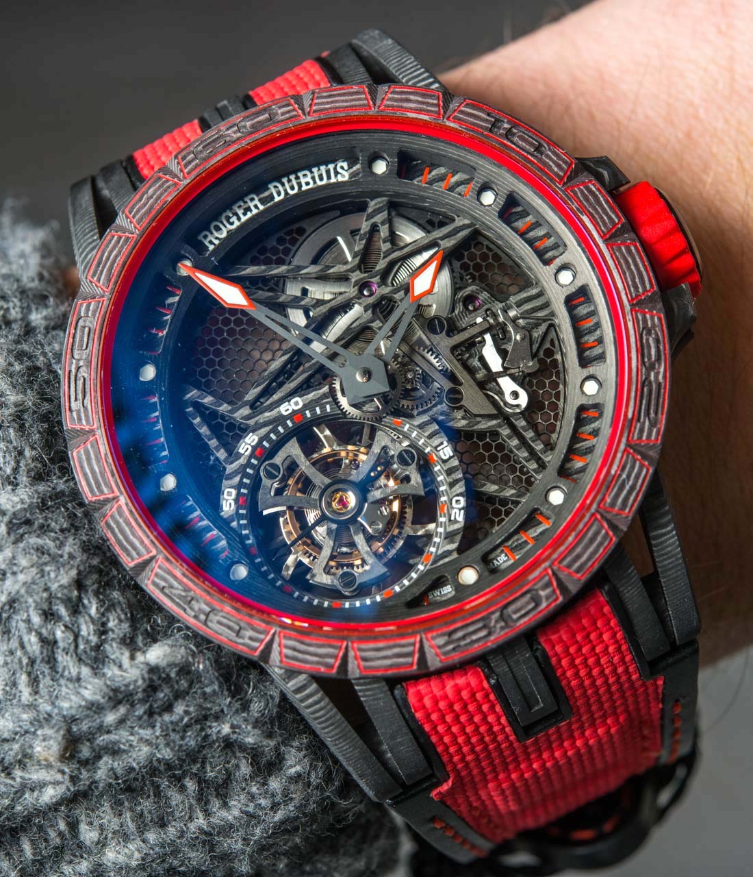 Roger Dubuis Excalibur Carbon Spider Watch Hands-On Hands-On 