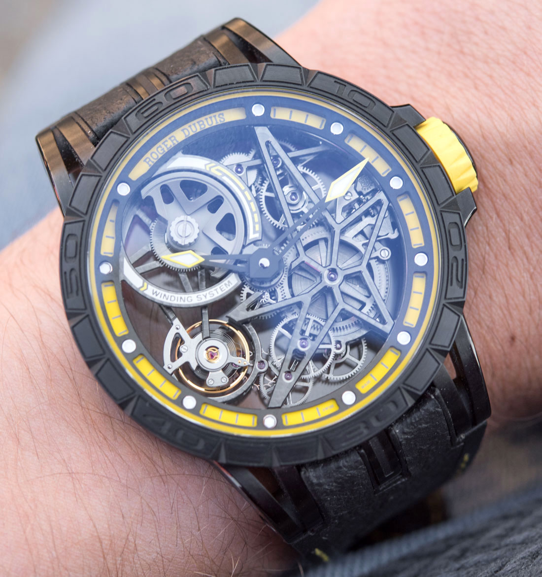 Roger Dubuis Excalibur Spider Pirelli Automatic Skeleton Watch Hands-On Hands-On 