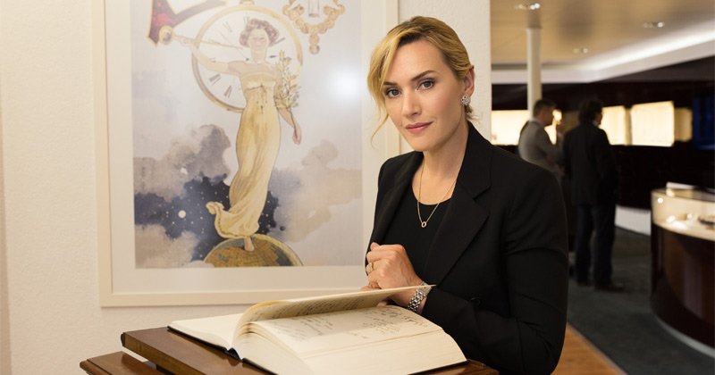 Kate Winslet Visits the Longines HQ