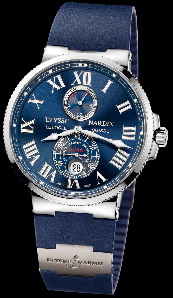 Ulysse Nardin Maxi Marine Chronometer, 43mm Men’s Automatic COSC Watch (263-67-3/43)