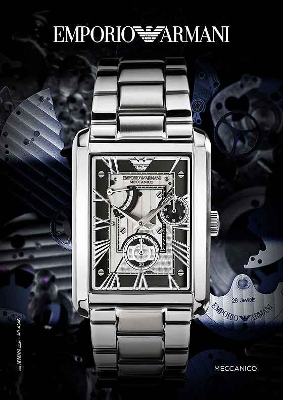 First Look: Emporio Armani’s New Mechanical Watch, the Armani Meccanico