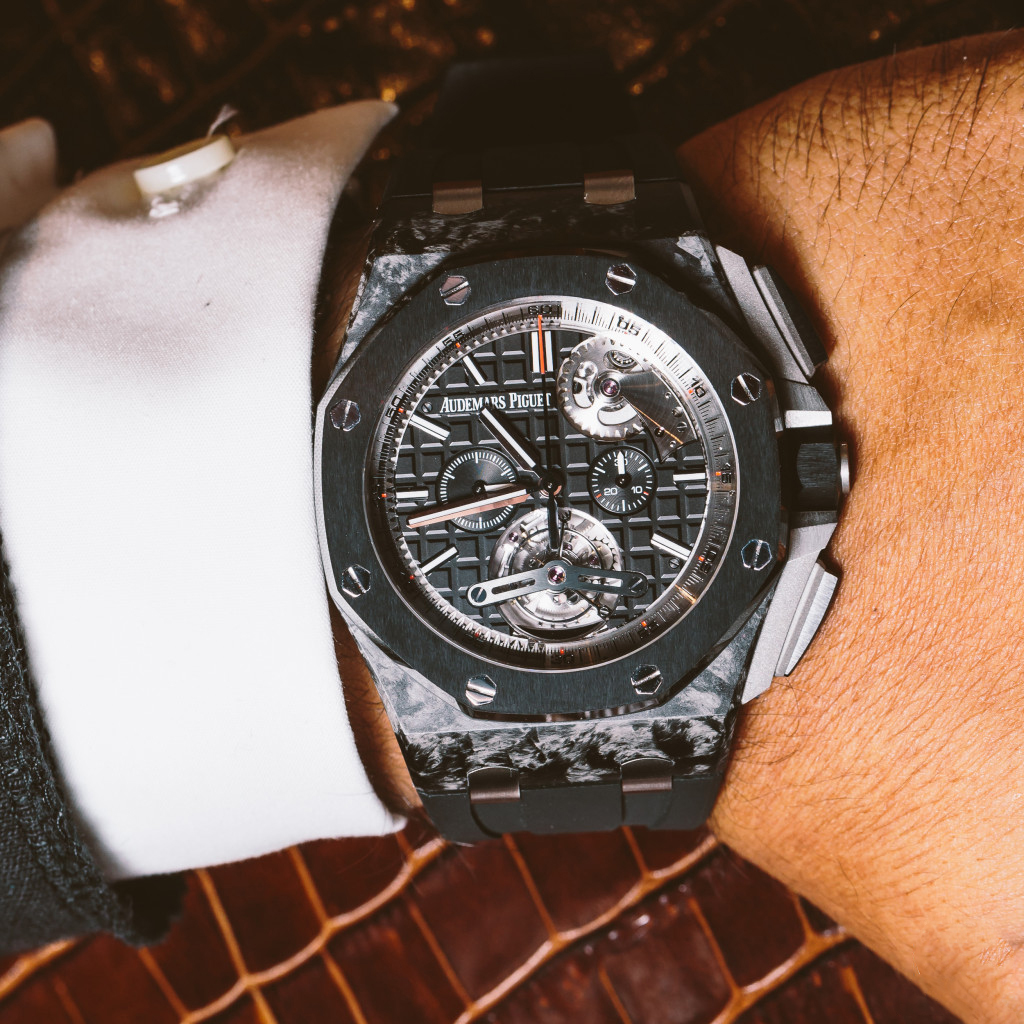 New Audemars Piguet Carbon Tourbillon Chronograph – Live Release from Watches & Miracles