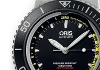 Front of the Oris professional divers' watch