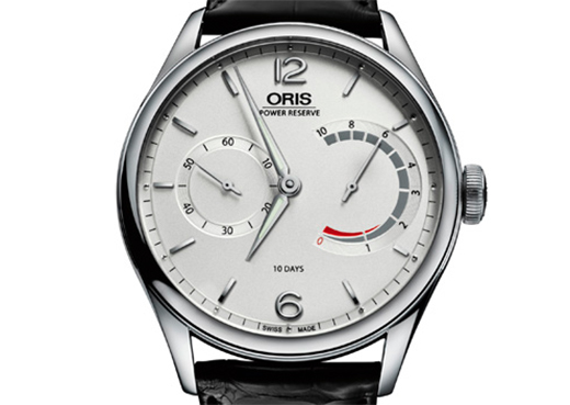 Front of Oris 110 Years limited edition steel watch