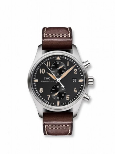 Front of IWC Collectors’ Forum Pilots Chronograph CF3 pilot watch