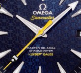 Omega James Bond blue watch dial