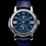 Front of Patek Philippe 5270 with blue dial