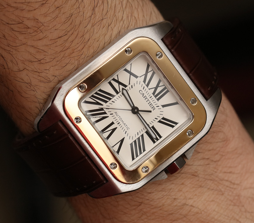 Cartier Santos 100 Carbon Watch Hands-On Hands-On 