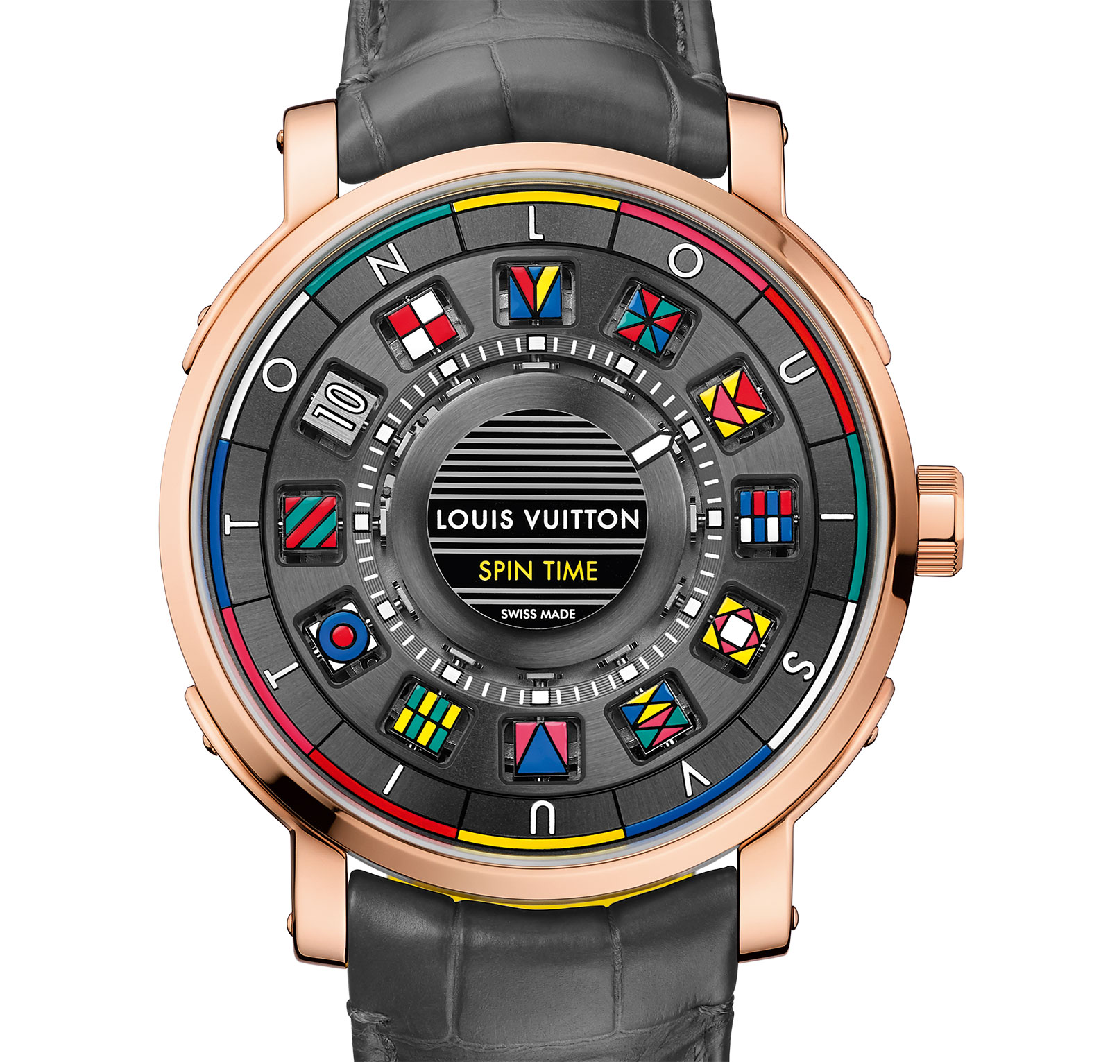 Louis Vuitton Escale Spin Time Pink Gold Watch