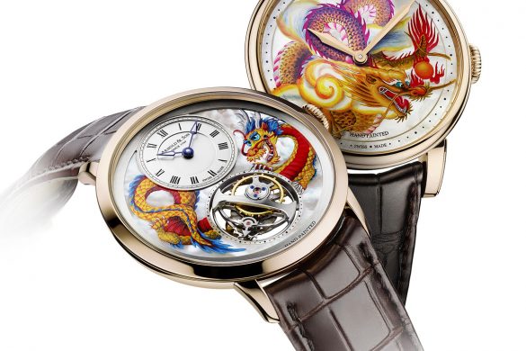 Arnold & Son Métiers d’Art Dragon Unique Pieces hands on
