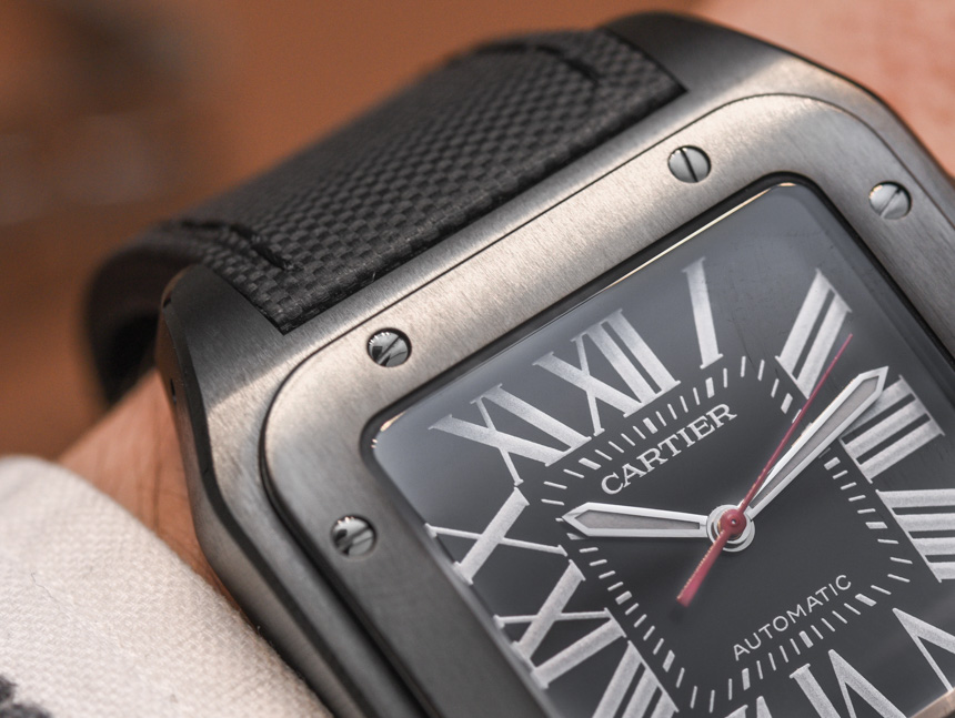 Cartier Santos 100 Carbon Watch Hands-On Hands-On 
