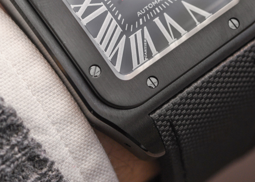 Cartier Santos 100 Carbon Watch Hands-On Hands-On 