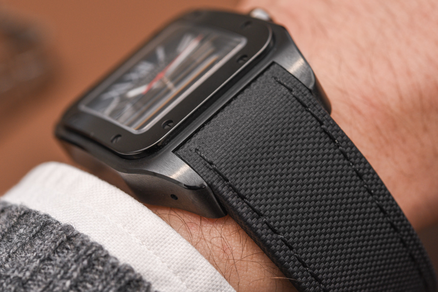 Cartier Santos 100 Carbon Watch Hands-On Hands-On 