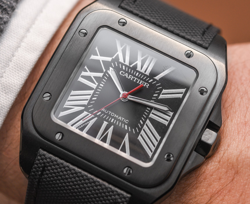 Cartier Santos 100 Carbon Watch Hands-On Hands-On 