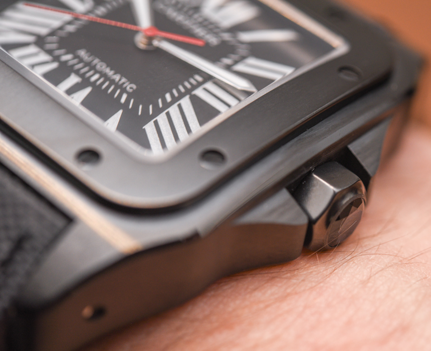 Cartier Santos 100 Carbon Watch Hands-On Hands-On 