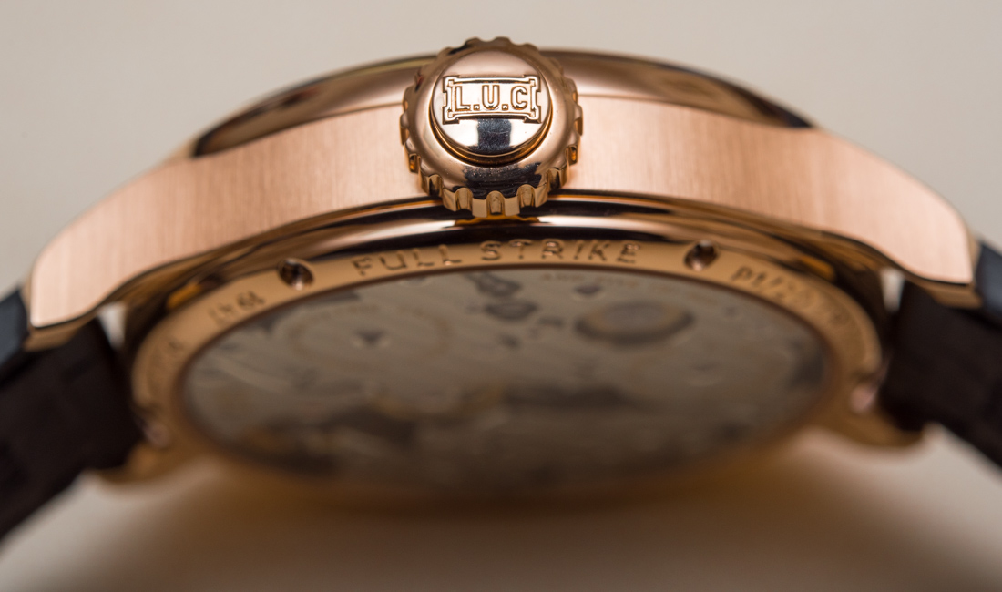 Chopard L.U.C Full Strike Minute Repeater Watch With Sapphire Gongs Hands-On Hands-On 