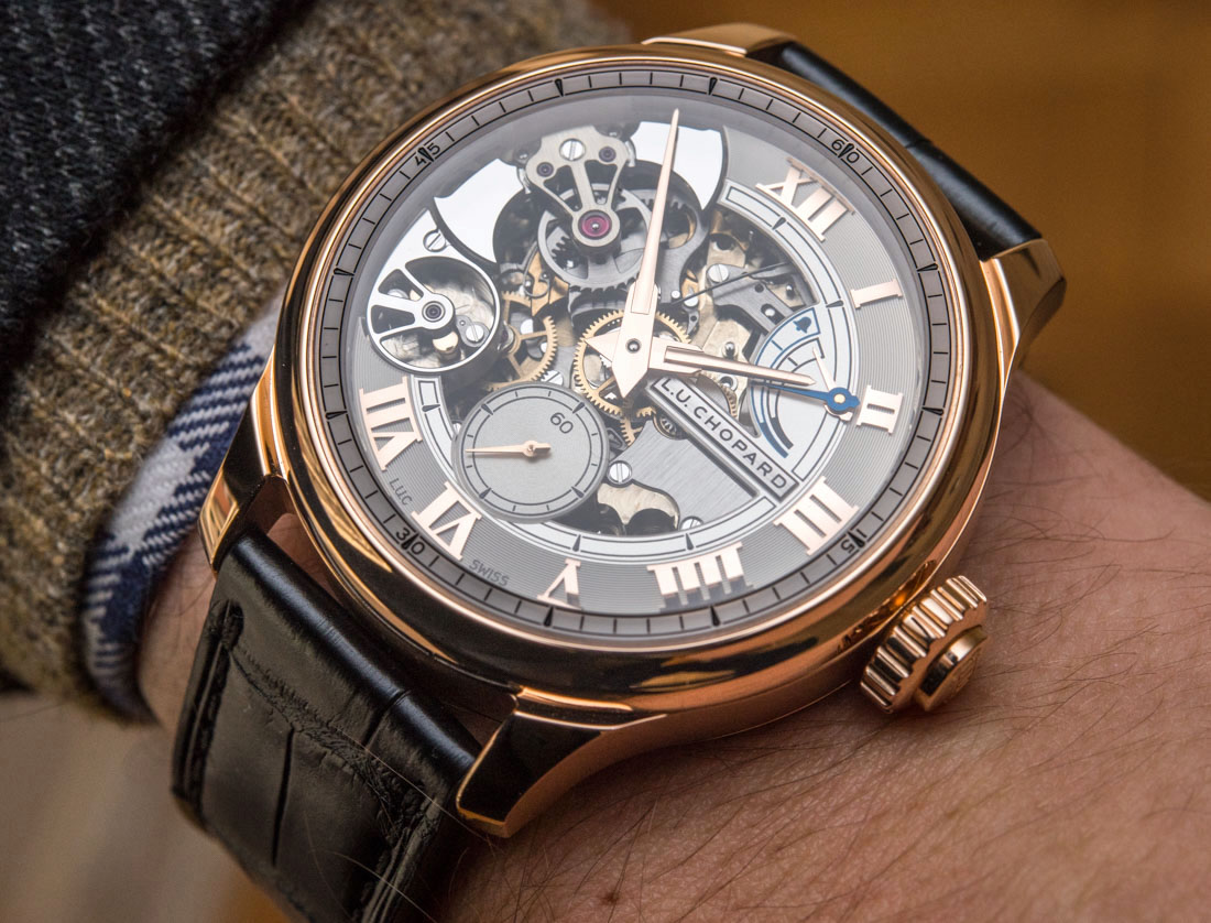 Chopard L.U.C Full Strike Minute Repeater Watch With Sapphire Gongs Hands-On Hands-On 