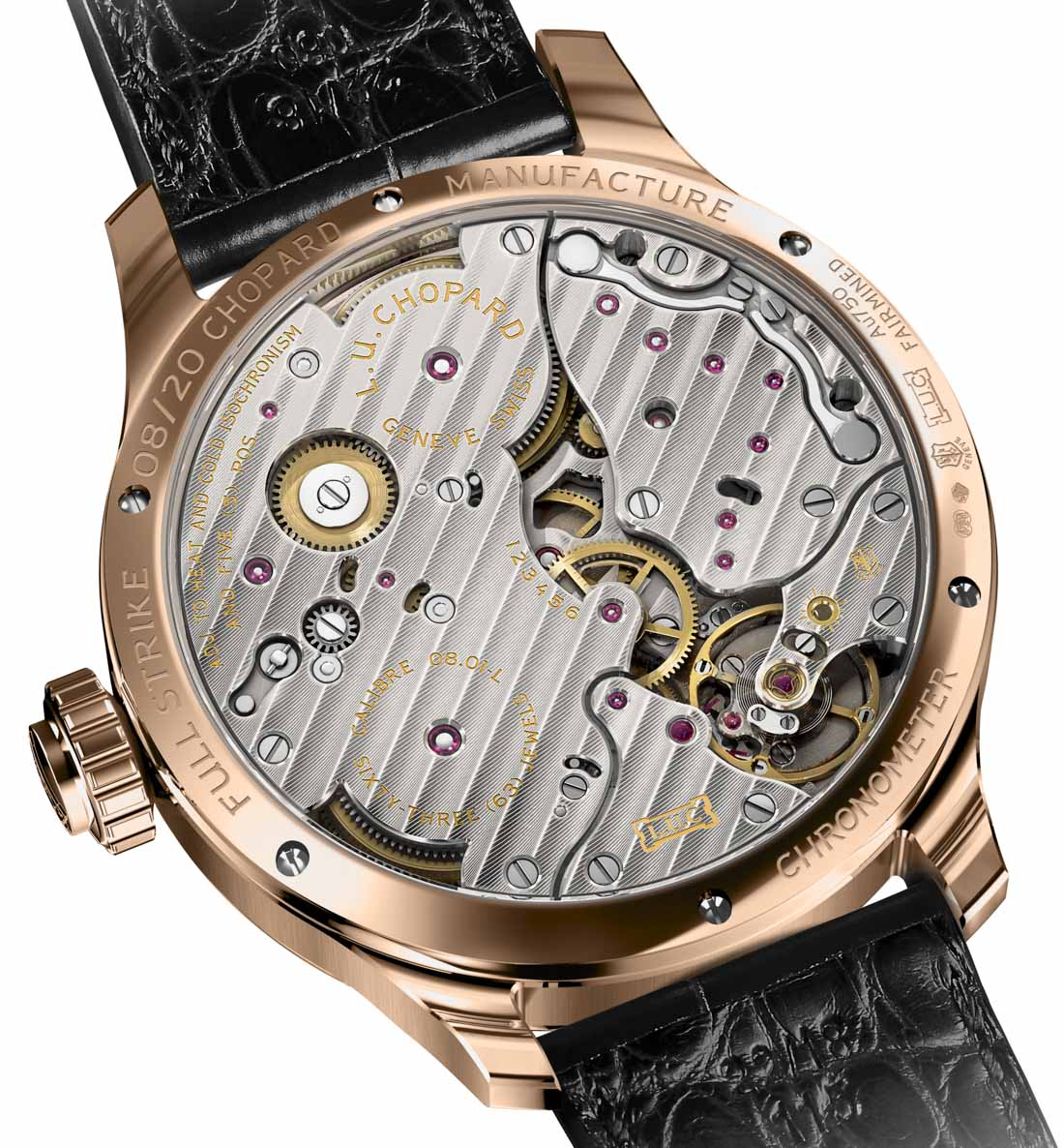 Chopard L.U.C Full Strike Minute Repeater Watch With Sapphire Gongs Hands-On Hands-On 