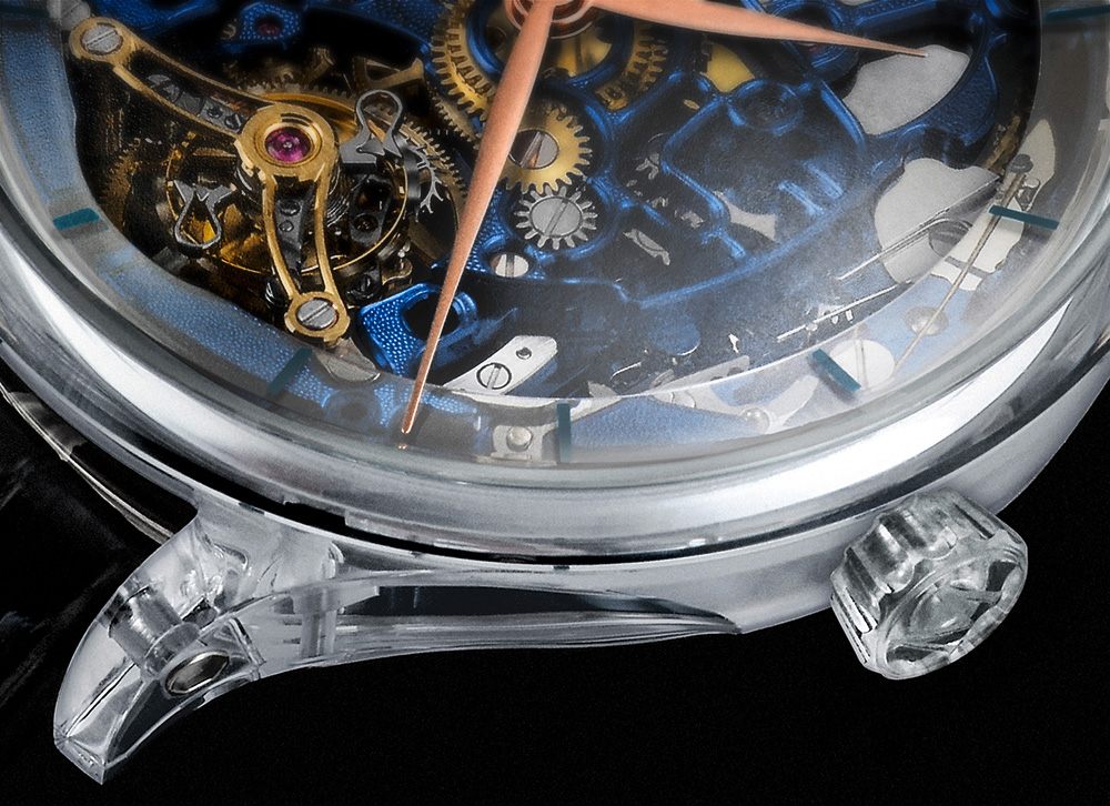 H. Moser & Cie. Venturer Tourbillon Dual Time Sapphire Blue Skeleton Watch Watch Releases 