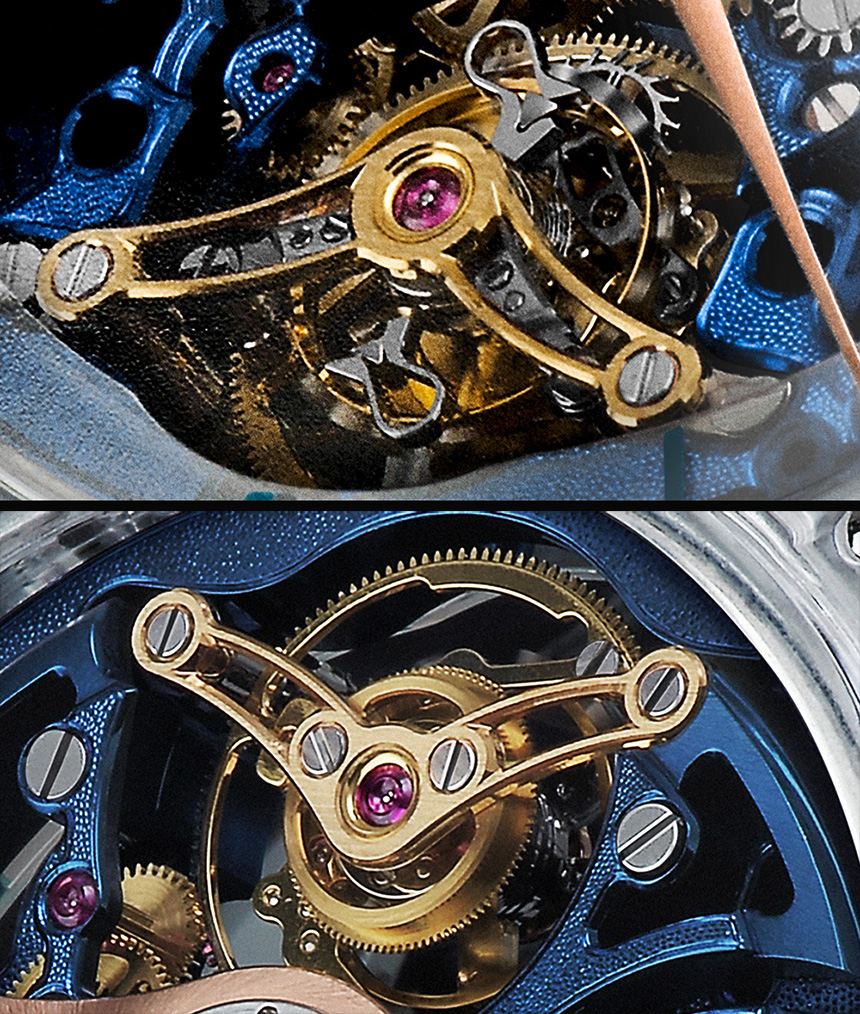 H. Moser & Cie. Venturer Tourbillon Dual Time Sapphire Blue Skeleton Watch Watch Releases 