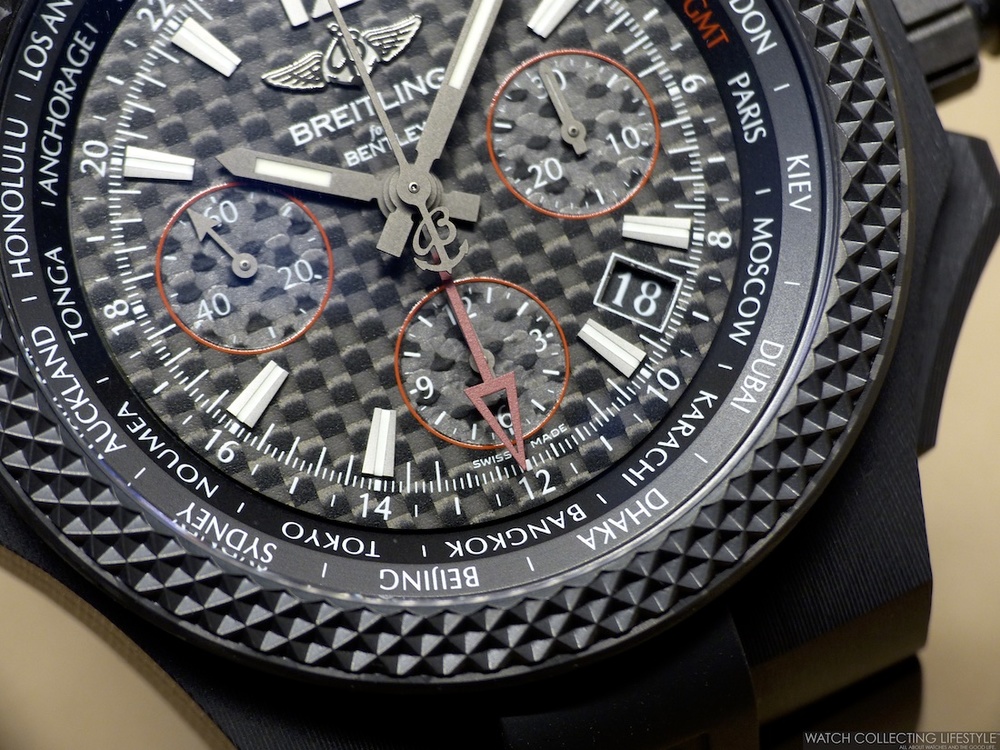 Insider: Breitling for Bentley GMT B04 S Carbon Body. Hands-on with the First Bentley Piece We Really Like.
