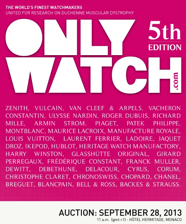 ONLY WATCH 2013: See What Brands To Expect Wild Watches From