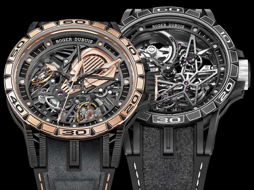 Roger Dubuis Excalibur Spider Pirelli & Excalibur Aventador S Watches For 2018